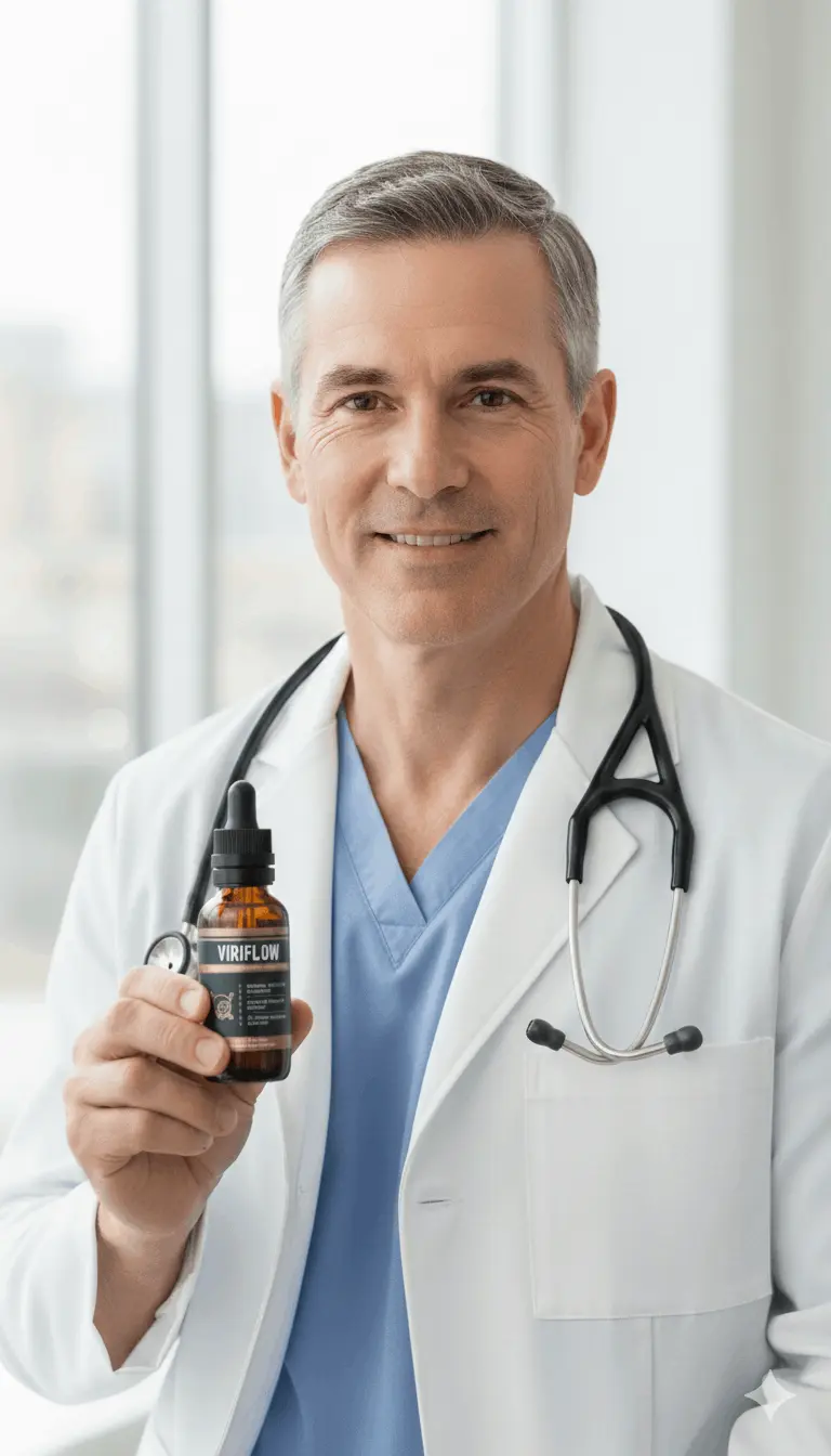 ViriFlow Prostate Support Formula - Natural Supplement for Men's Health